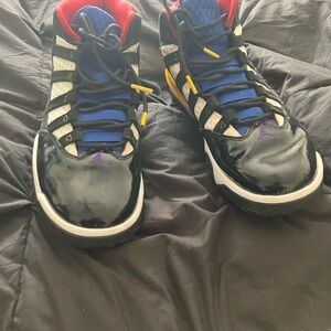 Black and Blue Athletic Sneakers